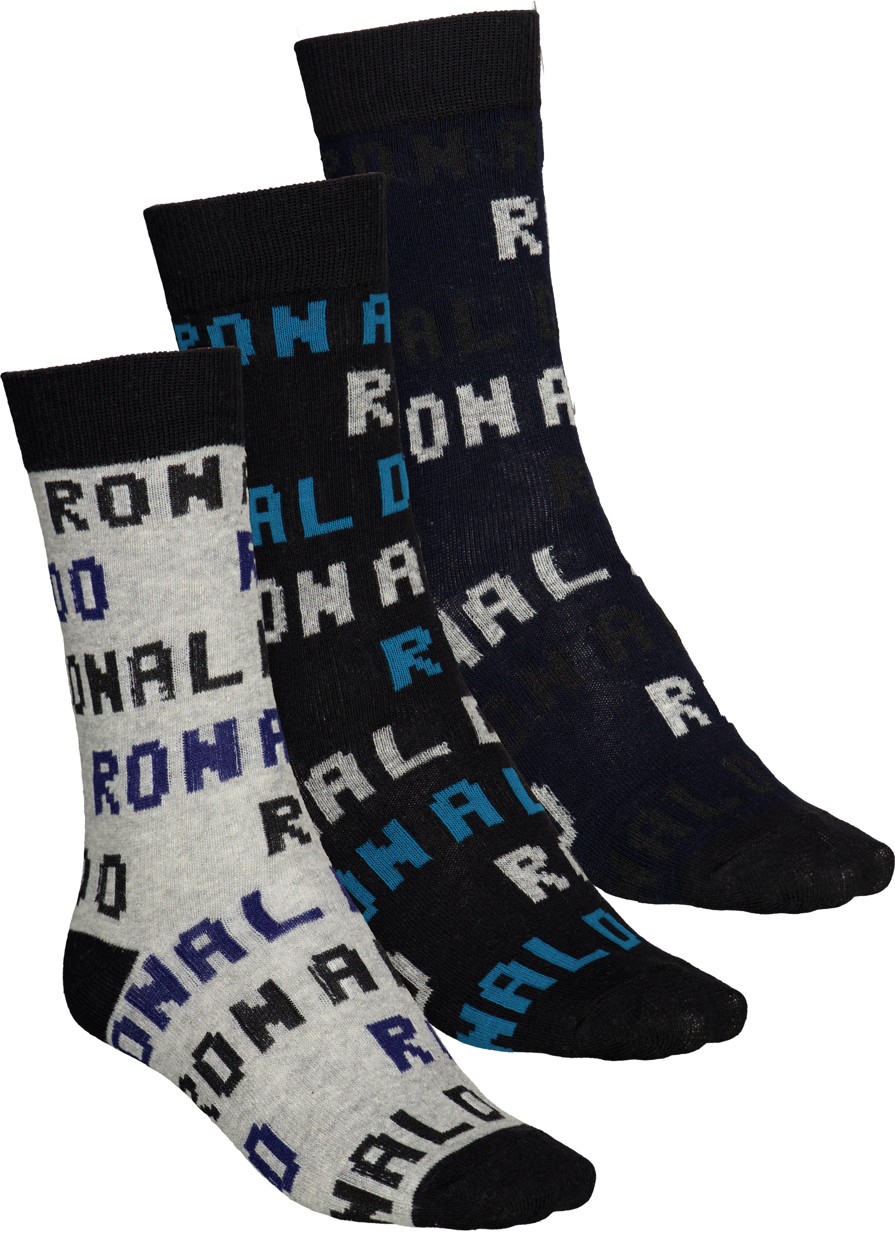 
CR7, 
Ronaldo Socks 3p Jr, 
Detail 1
