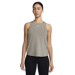 Nike One Classic Women's Dri-fit Ta - College Grey/wht Model01 Small1x1