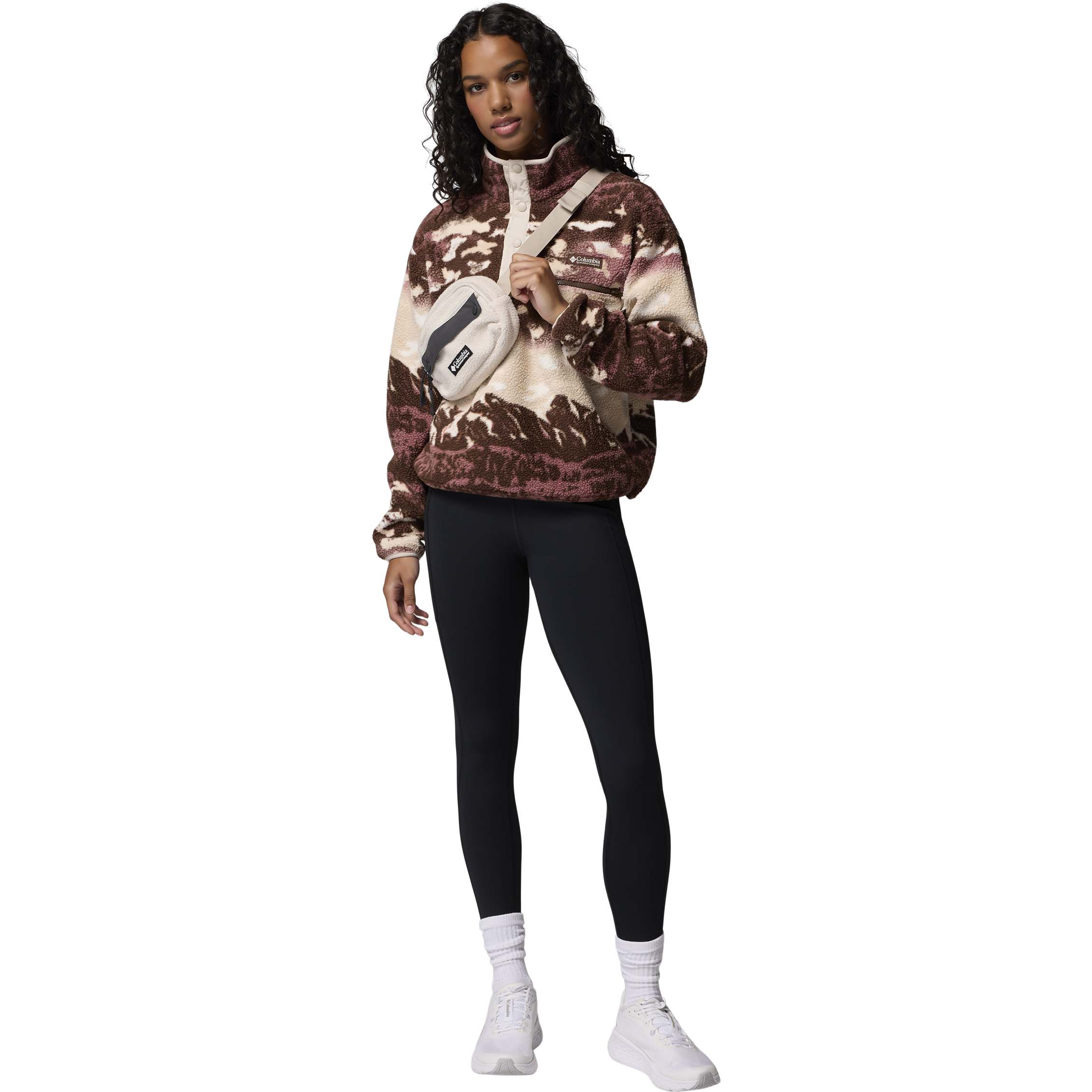 COLUMBIA, W Helvetia&trade; Ii Printed Cropped Half Snap