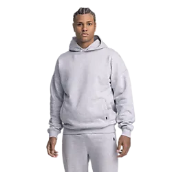 Heavy Hood, Huppari, Miesten - Light Grey Melange Model01 Small1x1