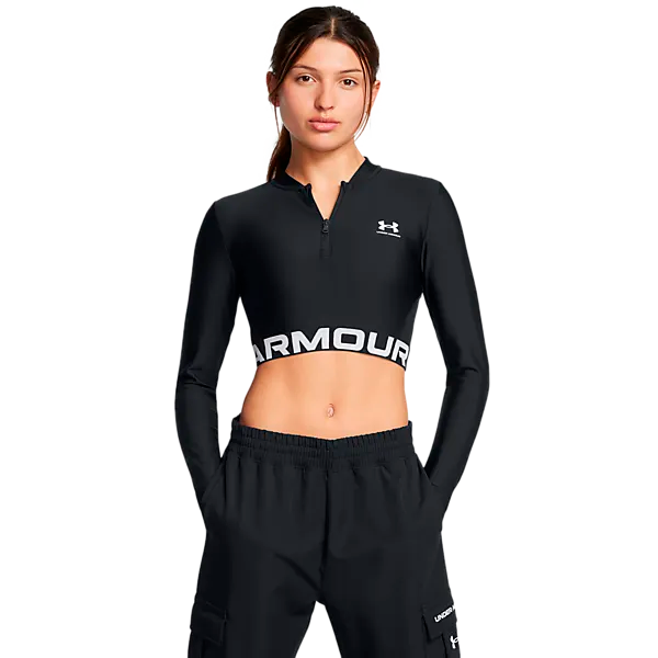 UNDER ARMOUR Heatgear Rib, молния 1/4 Ls