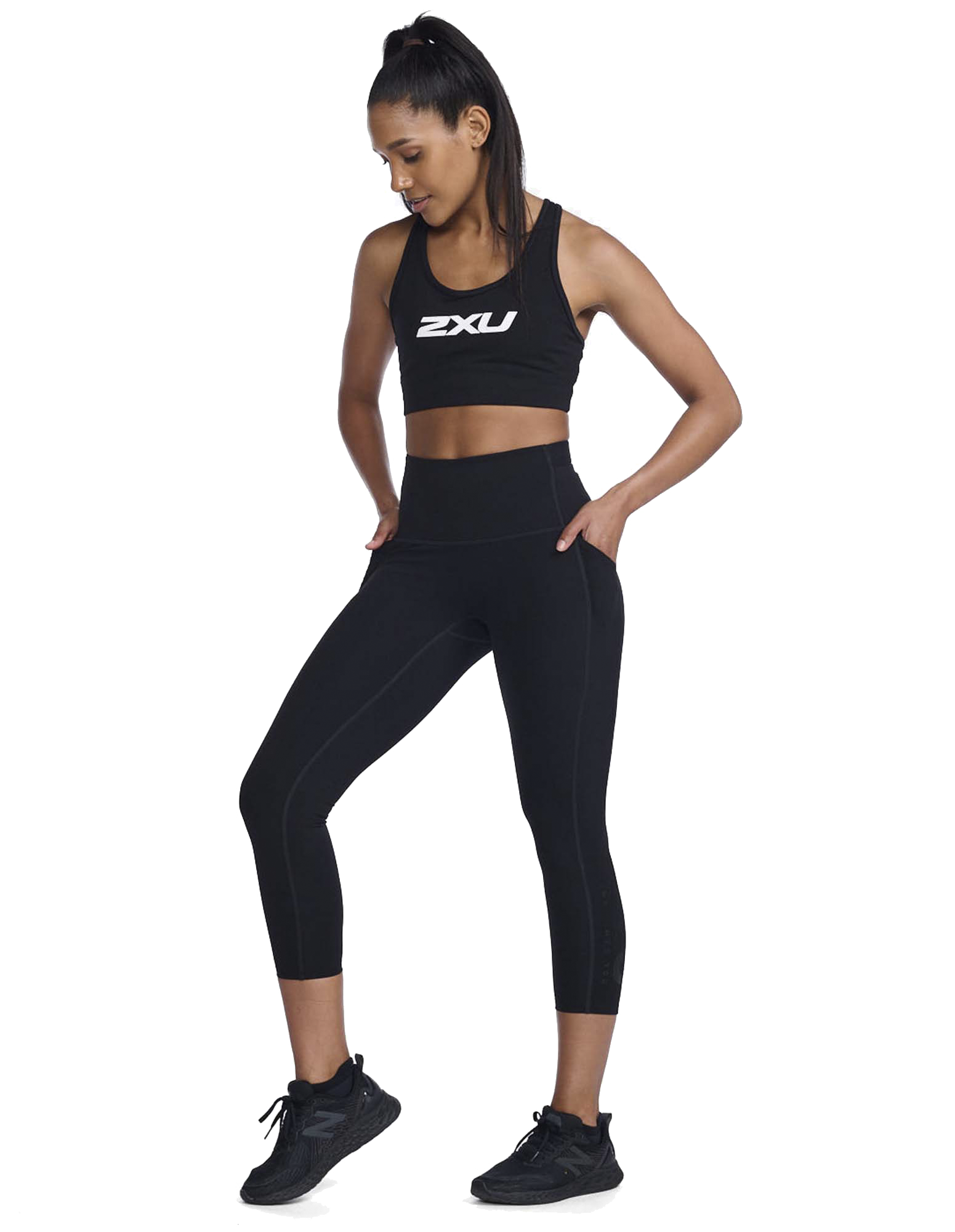 2XU, W Form Stash Hi-Rise Compression 7/8 Tights