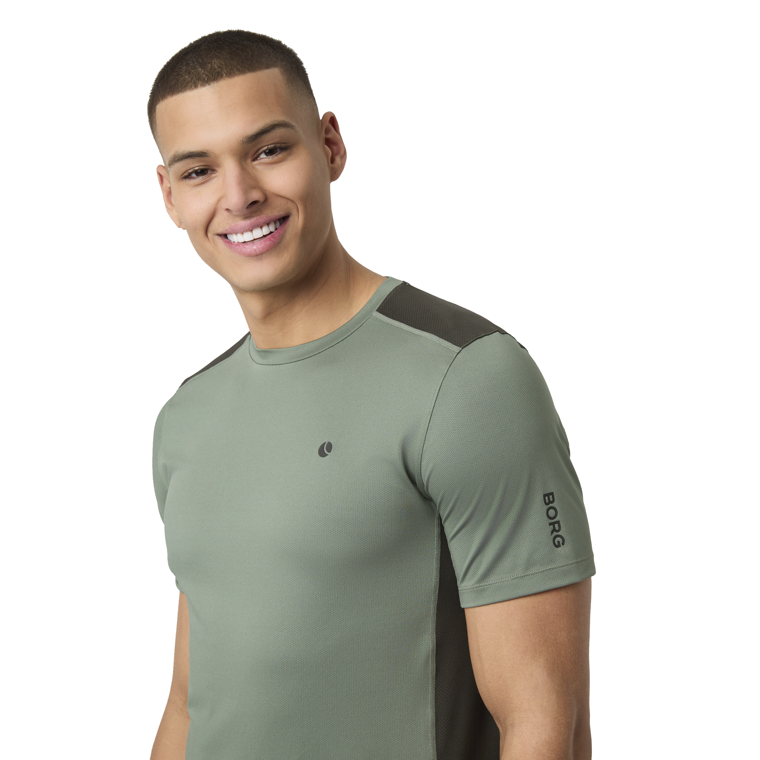 BJ&Ouml;RN BORG, Ace Mesh Panel T-Shirt