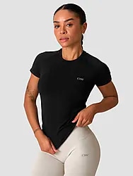 DEFINE SEAMLESS T-SHIRT W - BLACK Model01 Small1x1