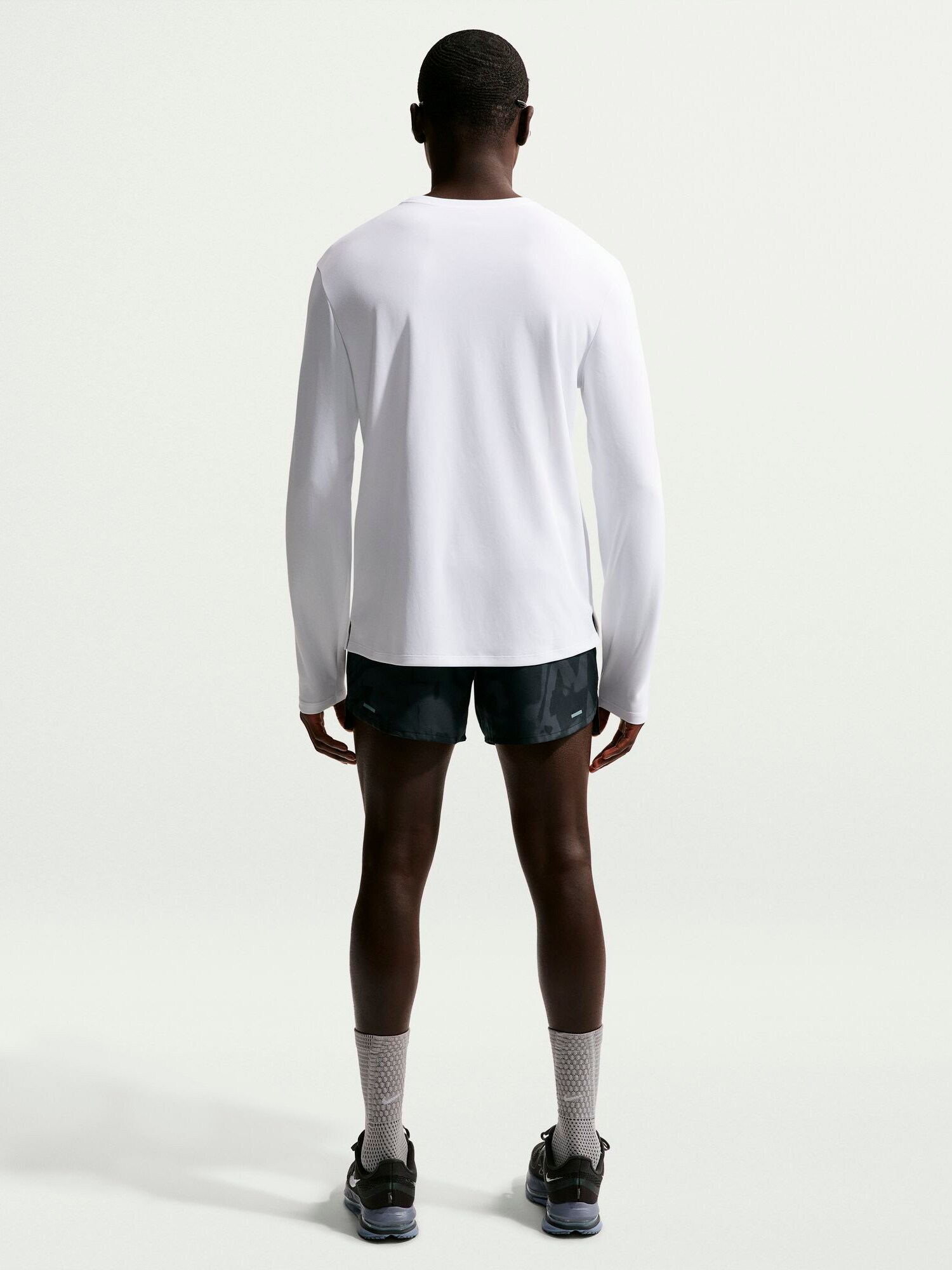 NIKE, M NIKE MILER DRI FIT LONG SLEEVE RUNNING TOP