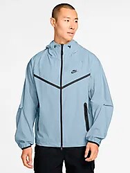M TECH DRI-FIT WOVEN FULL-ZIP WINDRUNNER JACKET - LT ARMORY BLUE Model01 Small1x1
