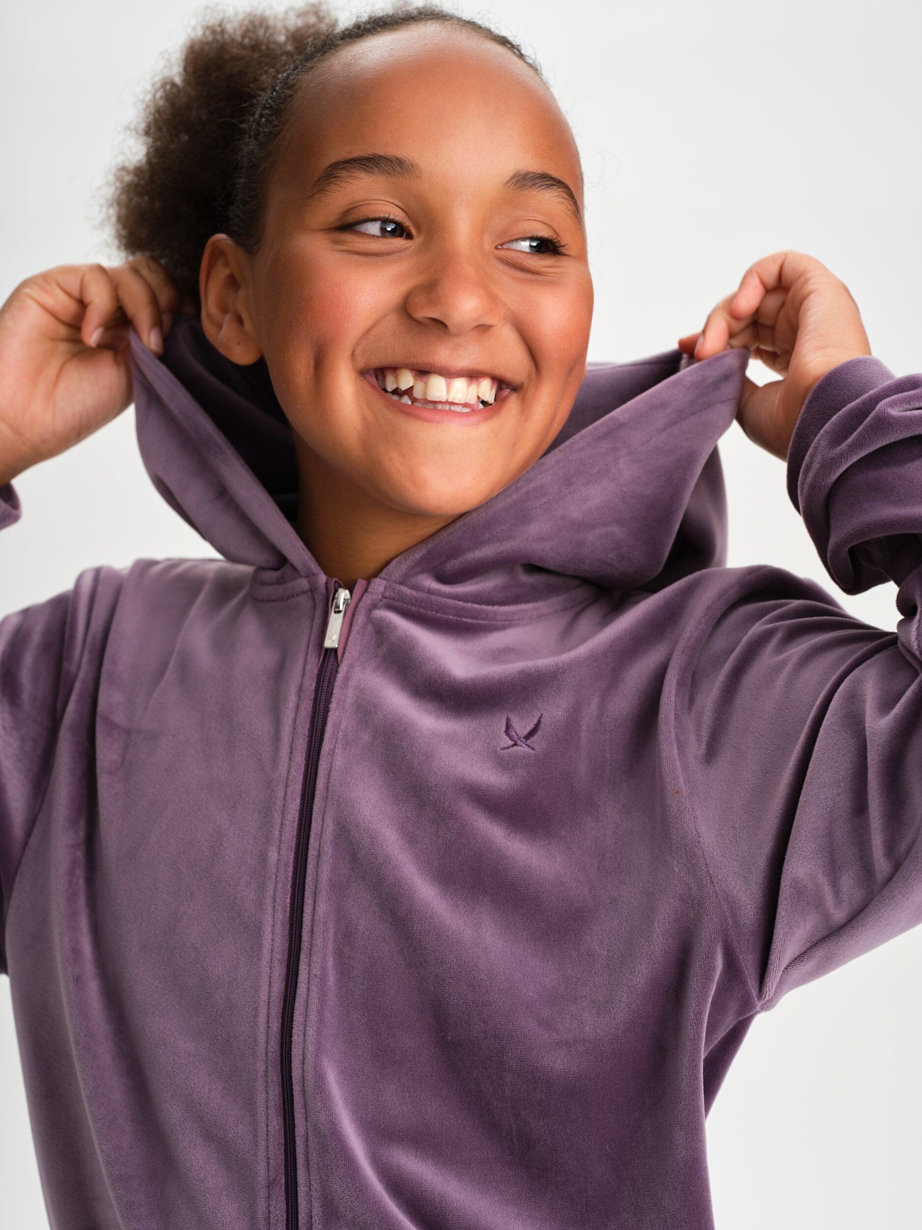 SOC, J Velour Zip Hood