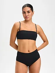 W BEACH TUBE TOP - BLACK Model01 Small1x1