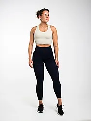 GAVELO SEAMLESS SIGNATURE TIGHTS BLACK - DARK BLUE Model01 Small1x1