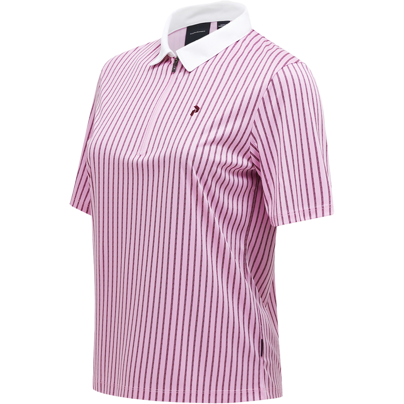 PEAK PERFORMANCE, W Graphic Ss Zip Polo