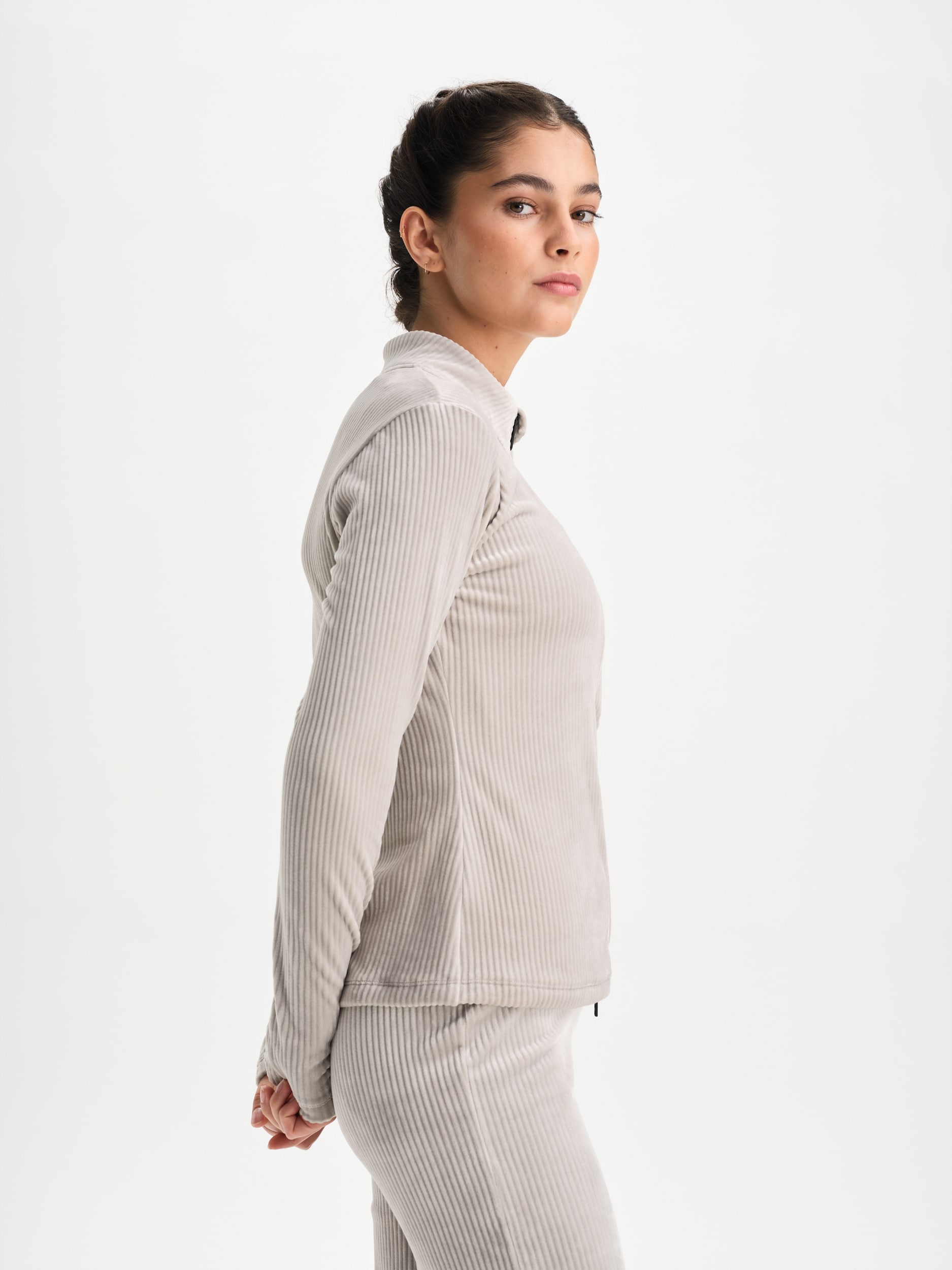 SOC, W Holiday Velvet Zip