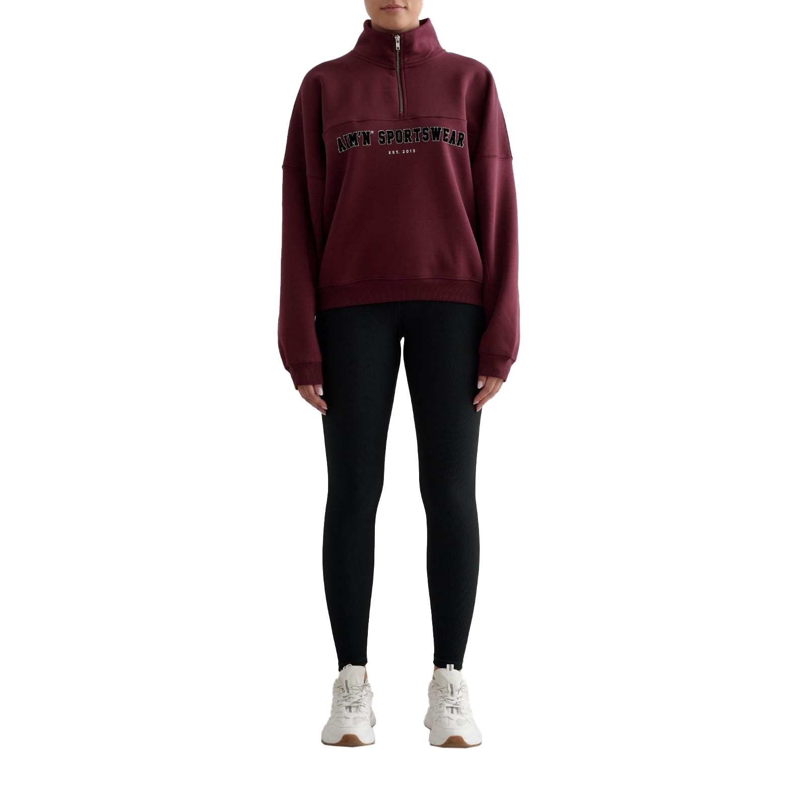 AIM&acute;N, W Varisty Sweat Half Zip