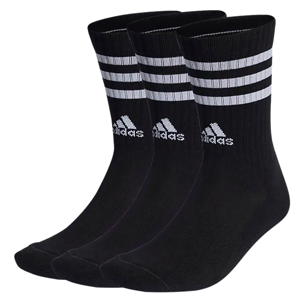ADIDAS Мягкие носки с 3 полосками, 3 пары