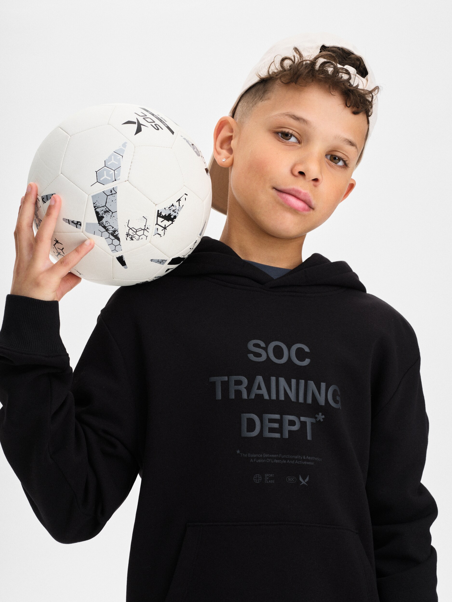 SOC, J VARSITY SWEAT HOOD