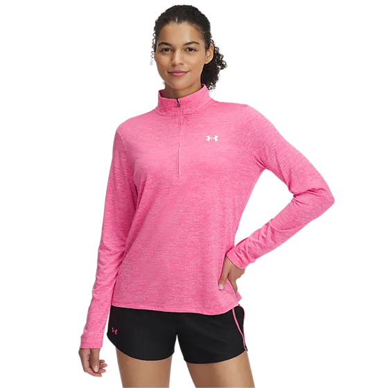 396032108101 UNDER ARMOUR Tecj 1/2 Zip Twist 396032108101 UNDER ARMOUR Tecj 1/2 Zip Twist Model01 Detail
