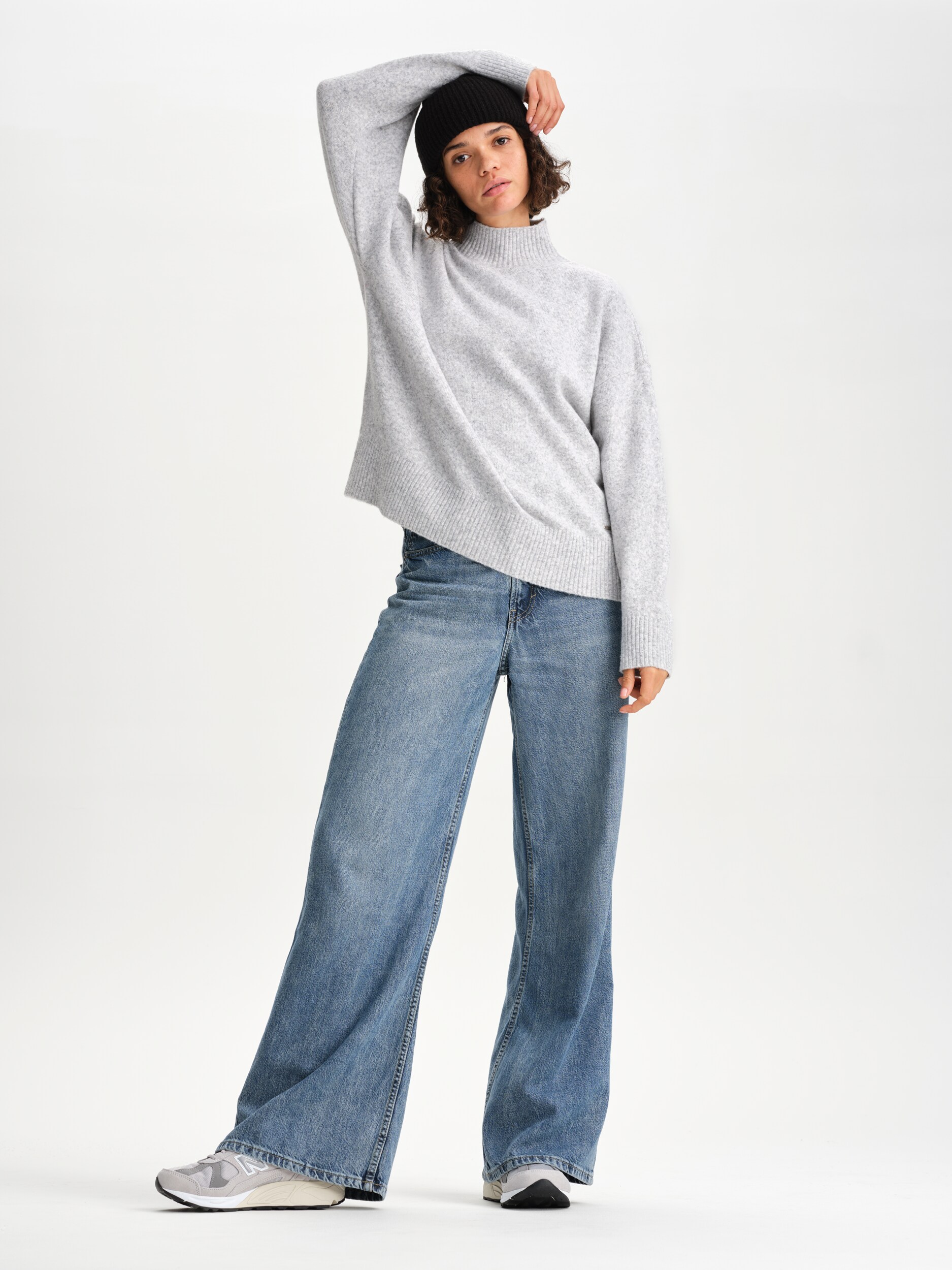 EVEREST, Meru Knitted Sweater, stickad tr&ouml;ja, dam