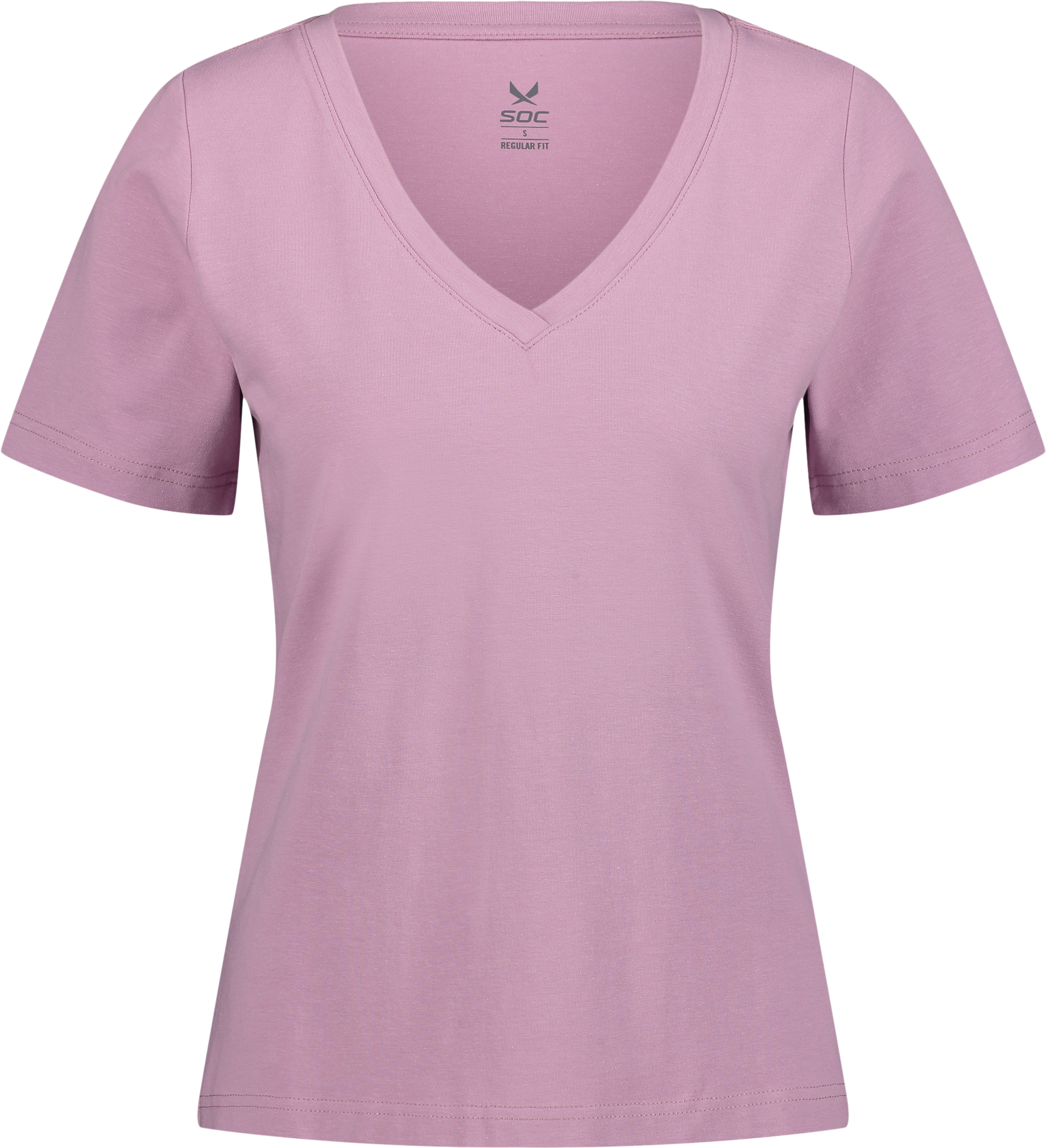 
SOC, 
W REGULAR FIT V-NECK TEE, 
Detail 1
