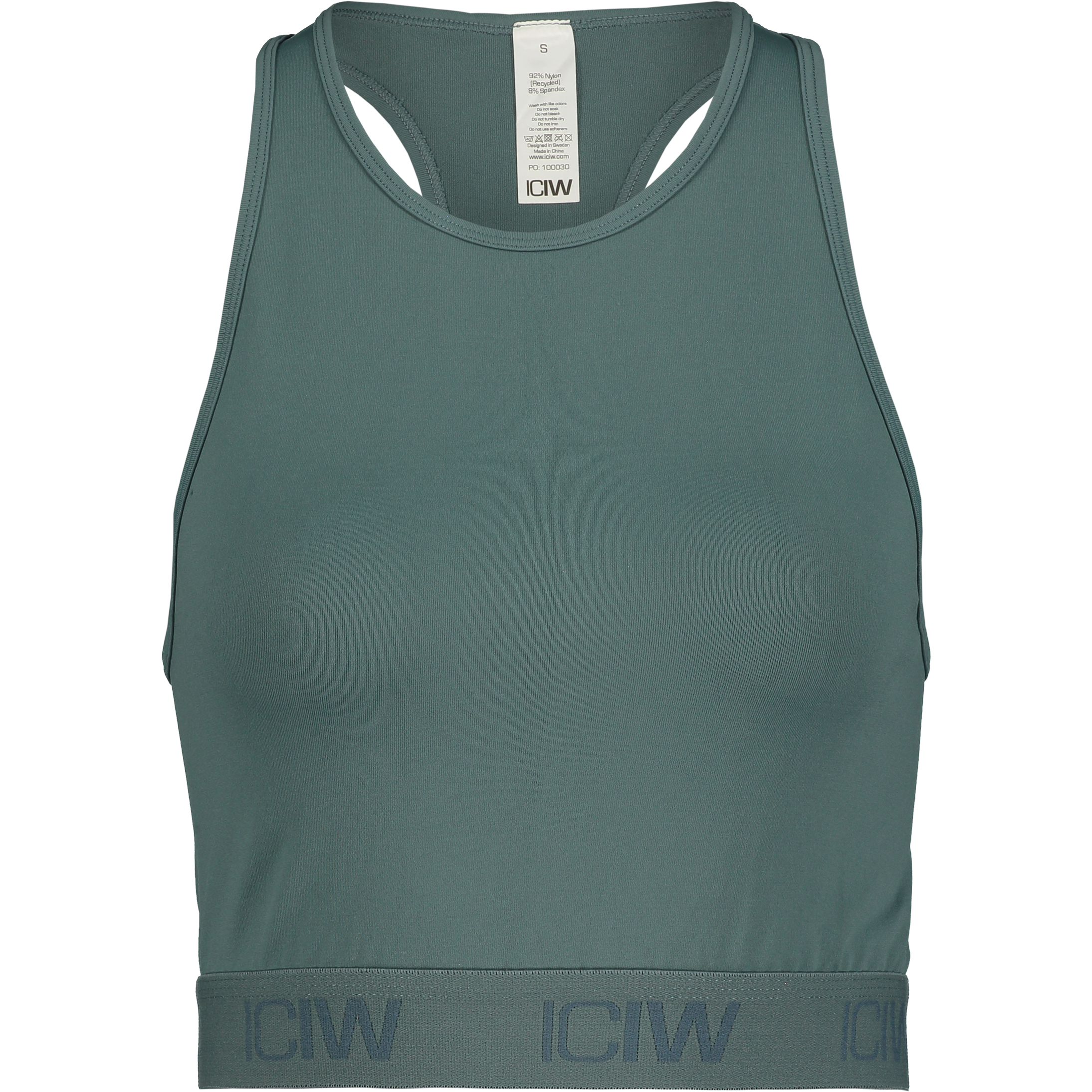 
ICANIWILL, 
Define Seamless Logo Cropped Tank Top, 
Detail 1
