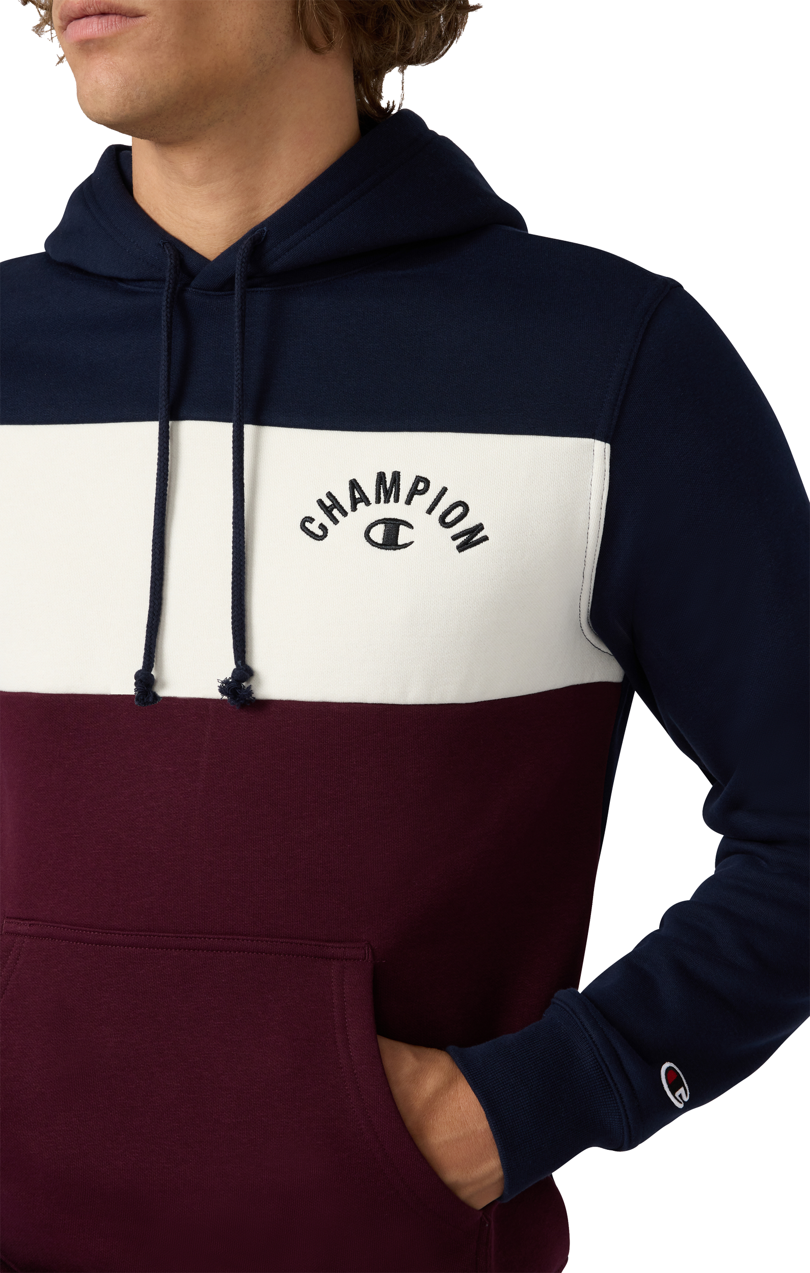 CHAMPION, Sweatshirt Icons Hood M