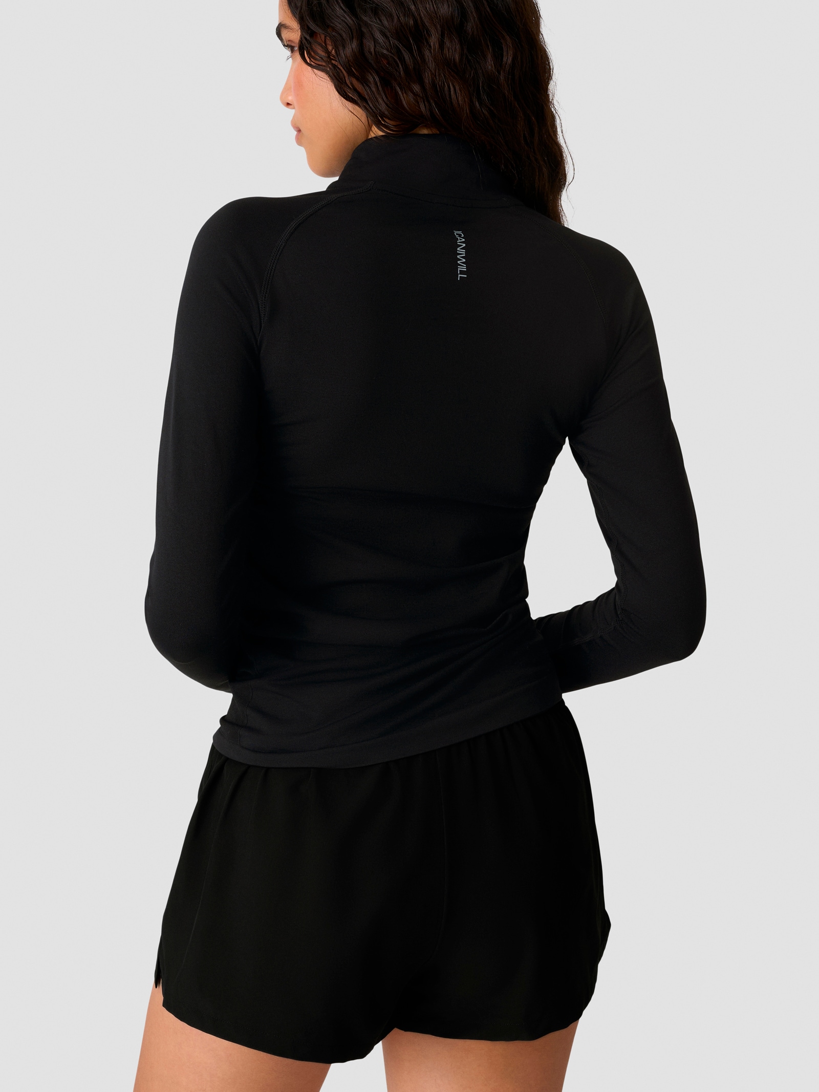 ICANIWILL, DEFINE SEAMLESS 1/2 ZIP W