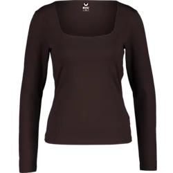 W Soft Square Longsleeve - Port Brown Standard Small1x1