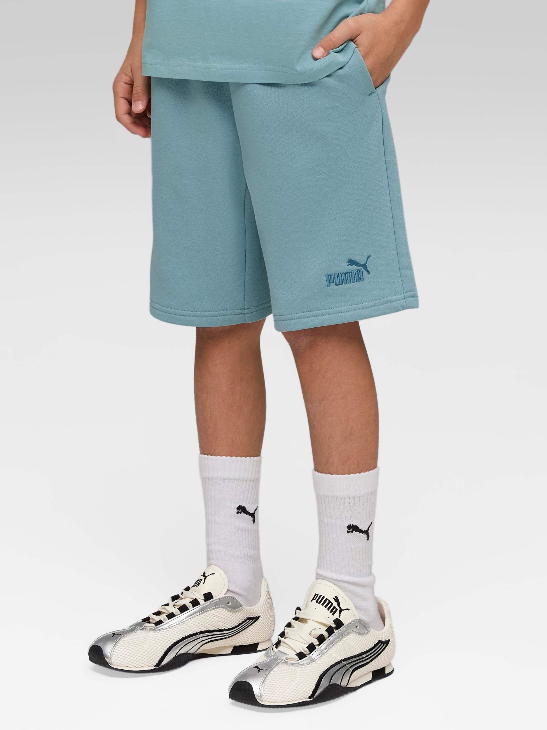 
PUMA, 
J ESS SMALL NO.1 LOGO SHORTS TR B, 
Detail 1
