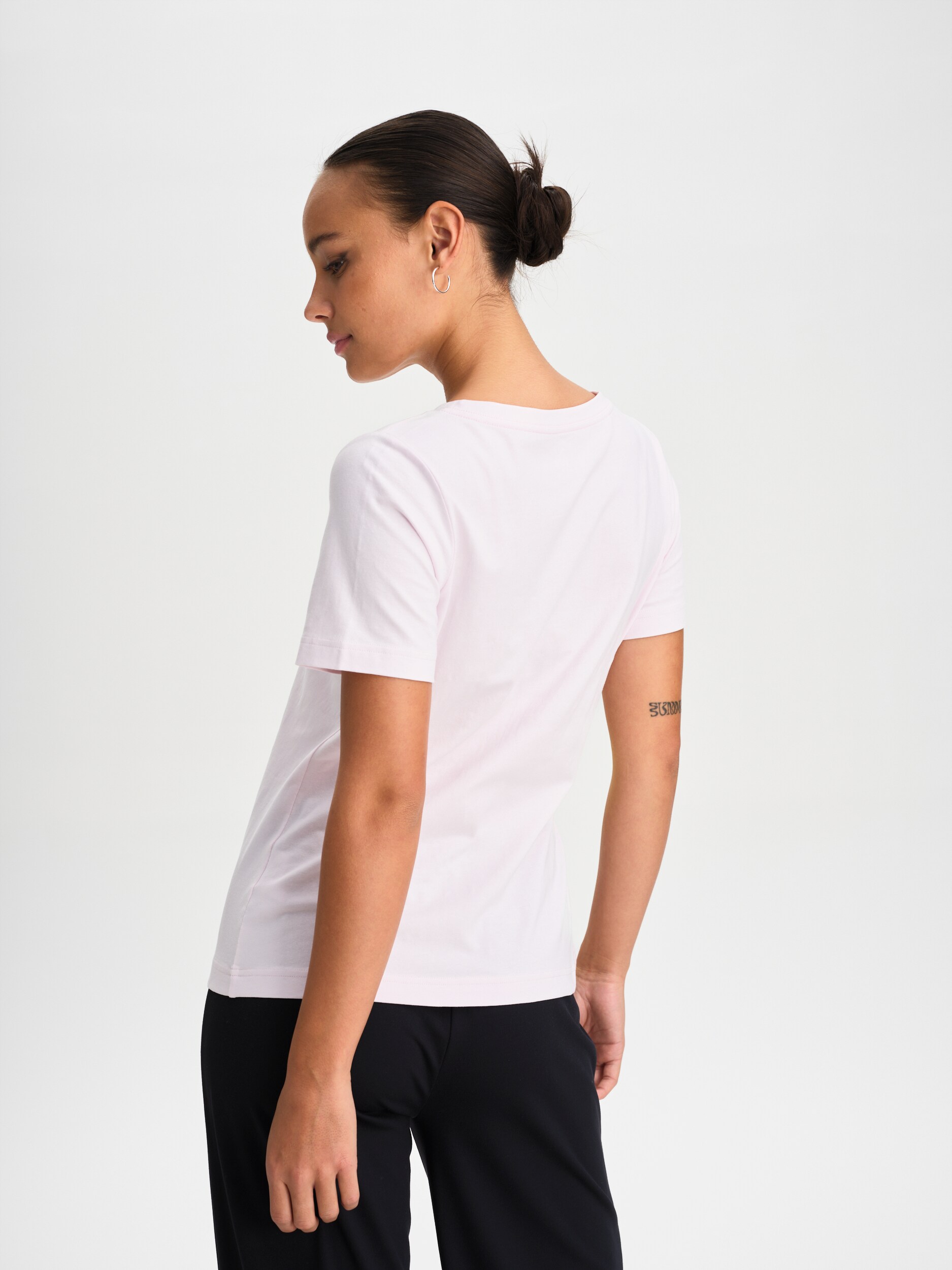 SOC, W REGULAR FIT V-NECK TEE