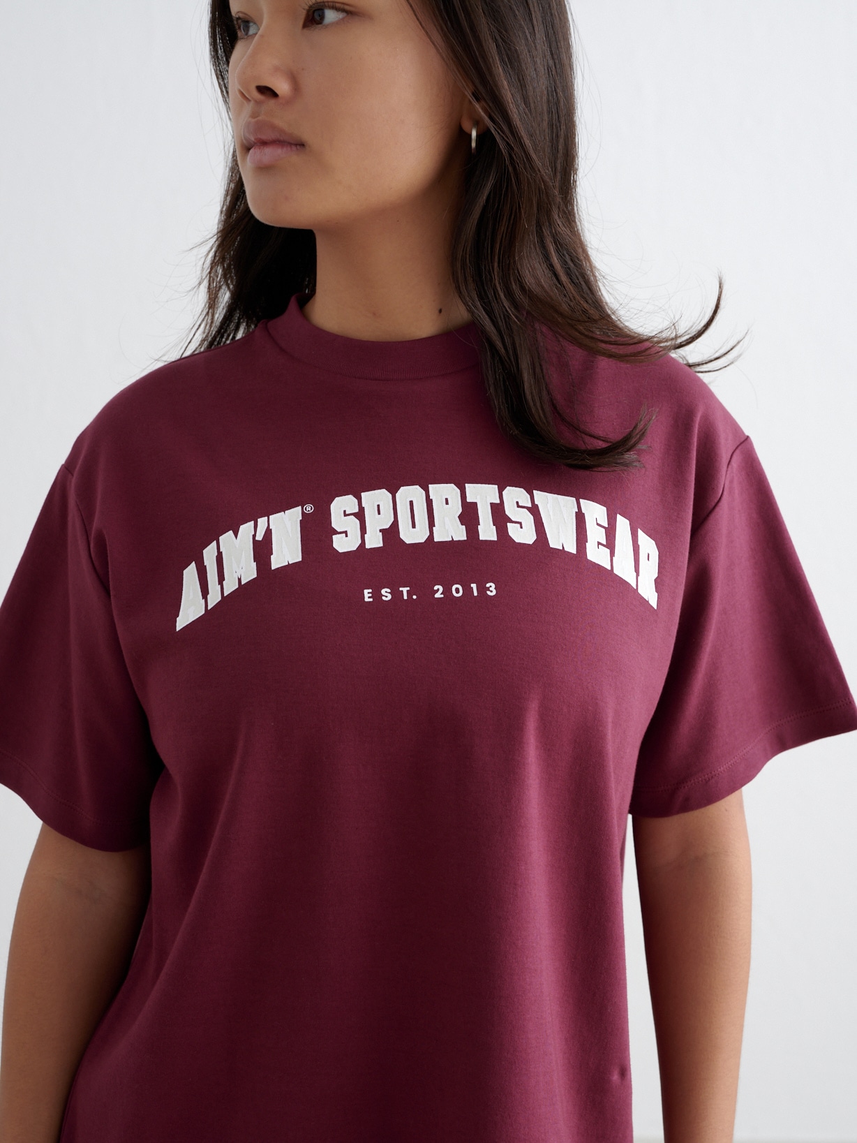 AIM&acute;N, W VARSITY BOYFRIEND T-SHIRT