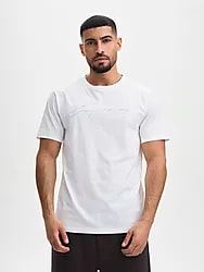 M GRAPHIC TEE - WHITE Model01 Small1x1