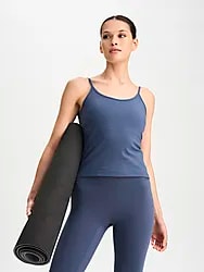 W Favourite Singlet - BLUE INDIGO Model01 Small1x1