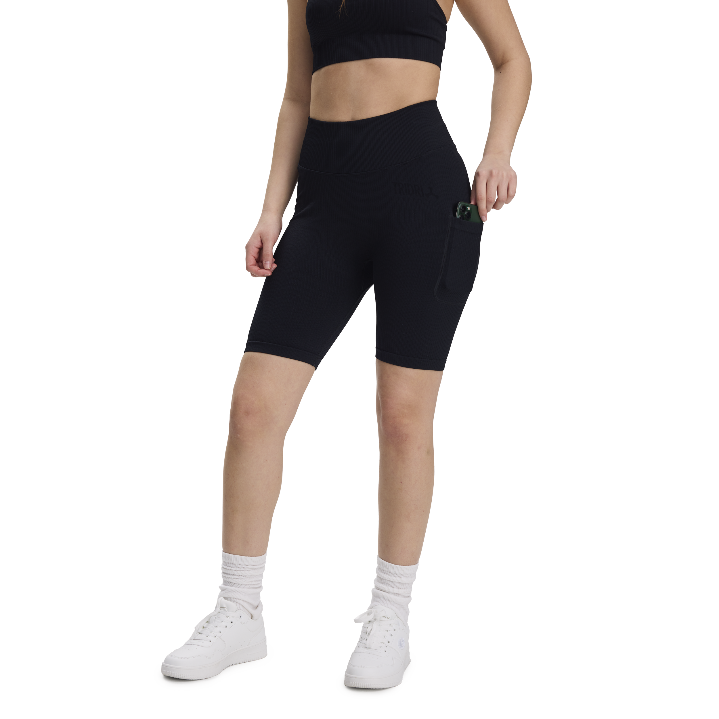 
TRIDRI, 
Ribbed Seamless Bike T W, 
Detail 1
