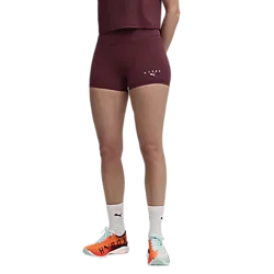W Puma X Hyrox Shapeluxe 3" Tight Short - Ruby Shimmer Model01 Small1x1