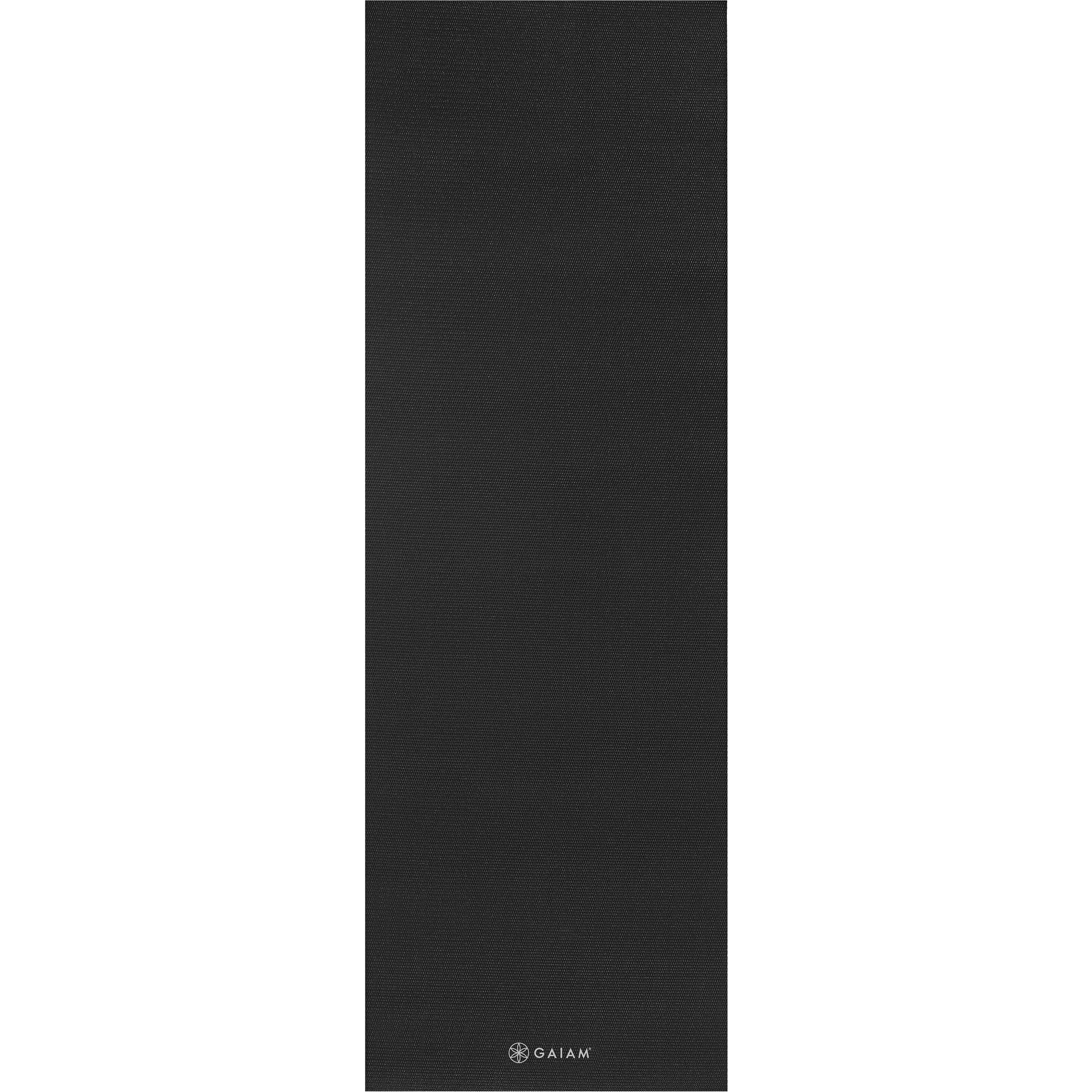 GAIAM, Solid Yoga Mat Black 6Mm