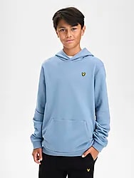 J SPORTS LOOPBACK HOODIE - STEEL BLUE Model01 Small1x1