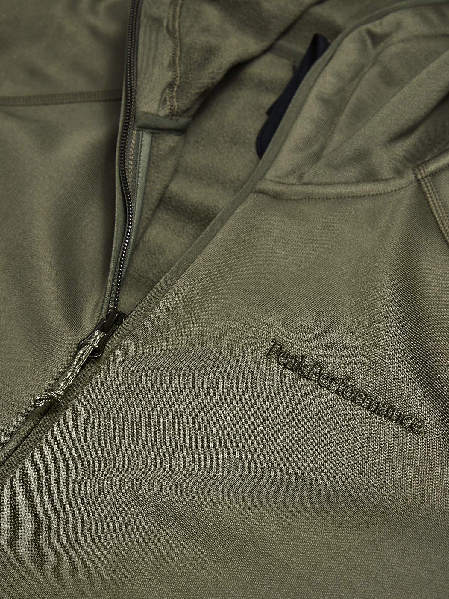 PEAK PERFORMANCE, M Midlayer Zip Hood