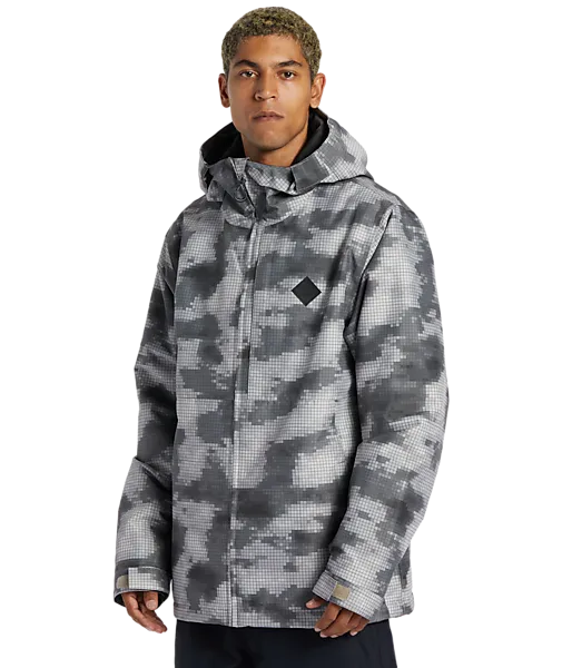 385709103105 DC M Basis Print Jacket 385709103105 DC M Basis Print Jacket Model01 Detail