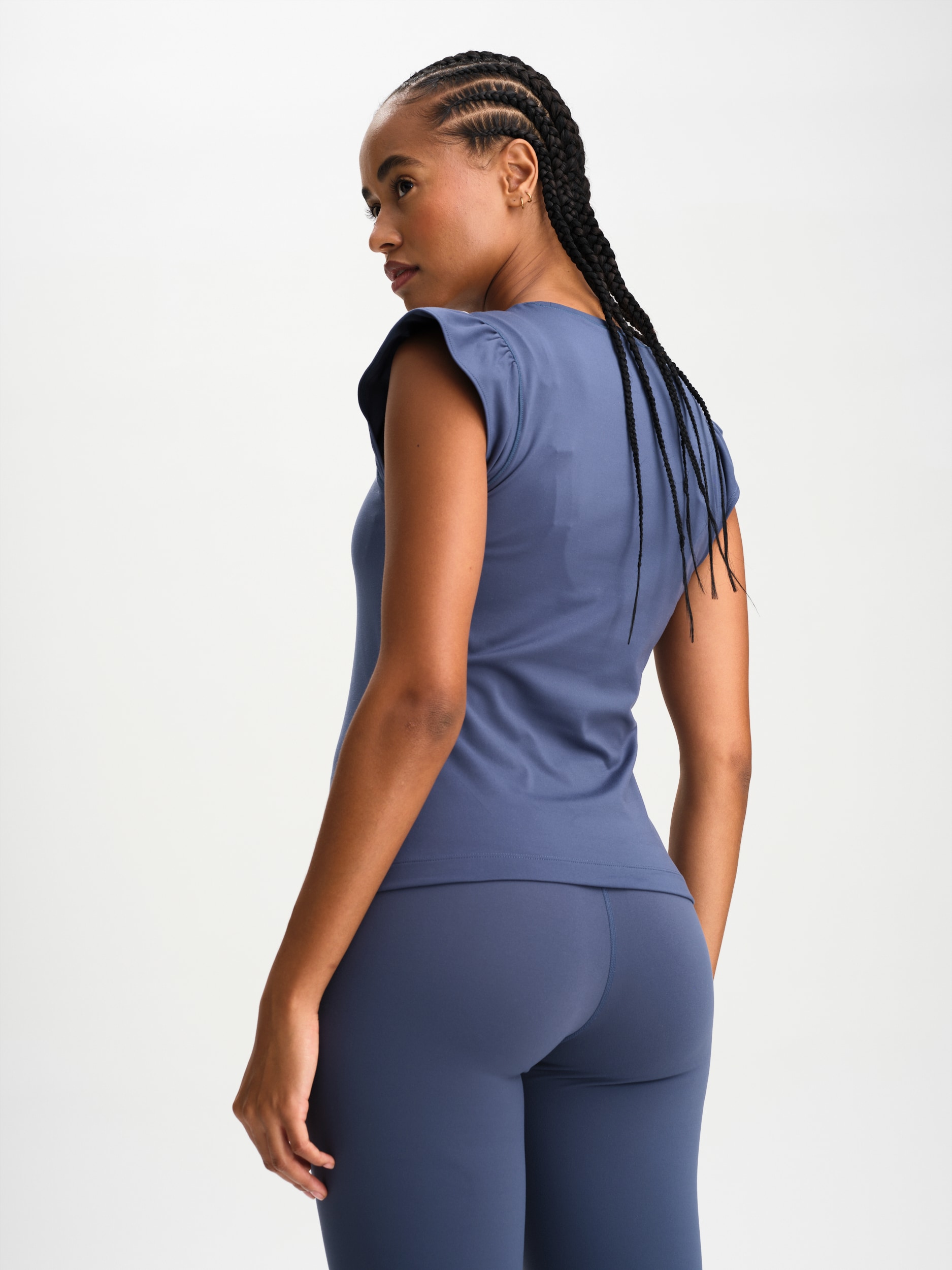 SOC, W Soft Fitness Frill Top