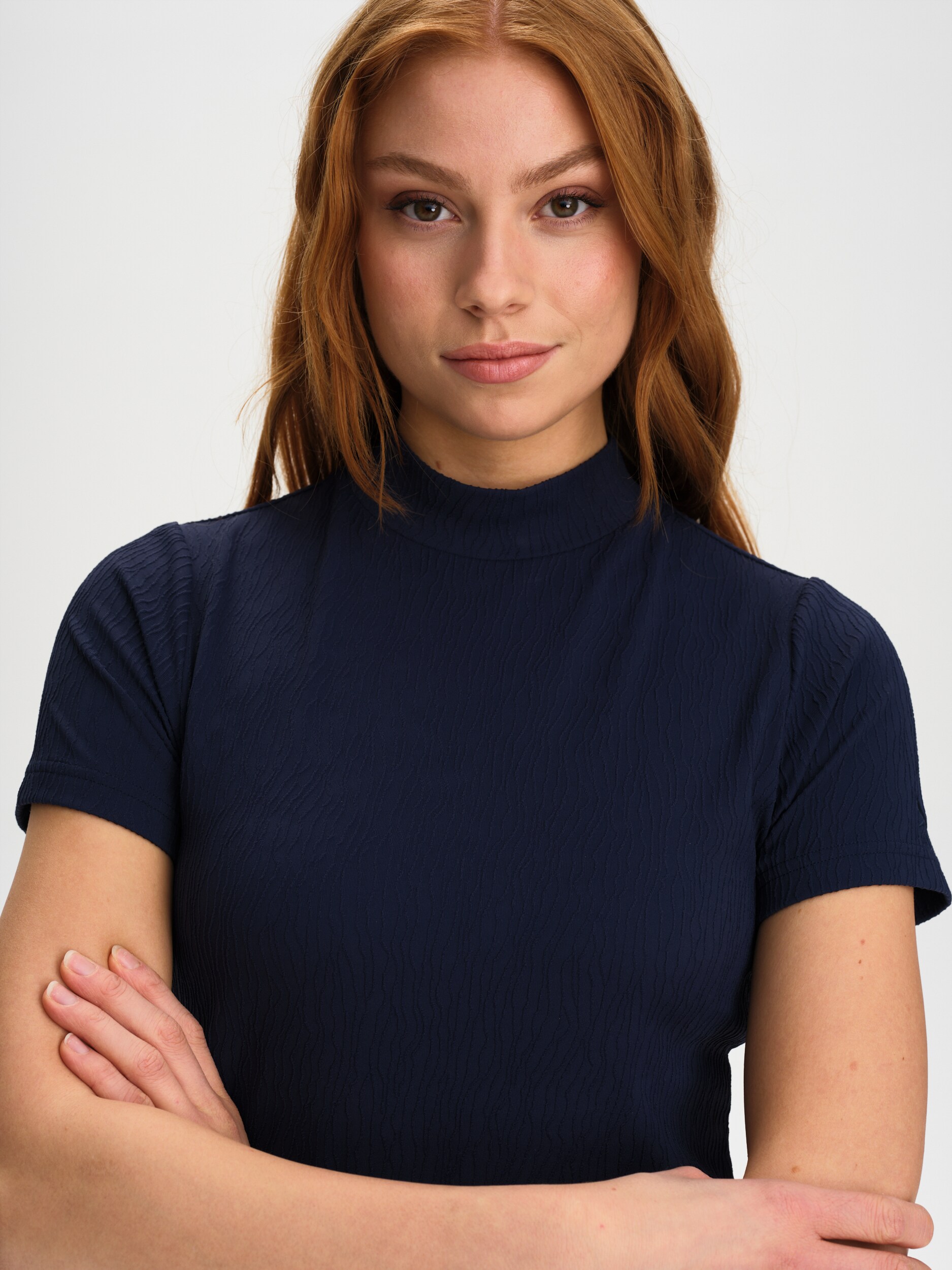 SOC, W GOLF MOCK NECK