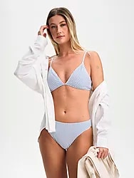 W ANTHEA BIKINI TOP - WILD BLUE STRIPE Model01 Small1x1