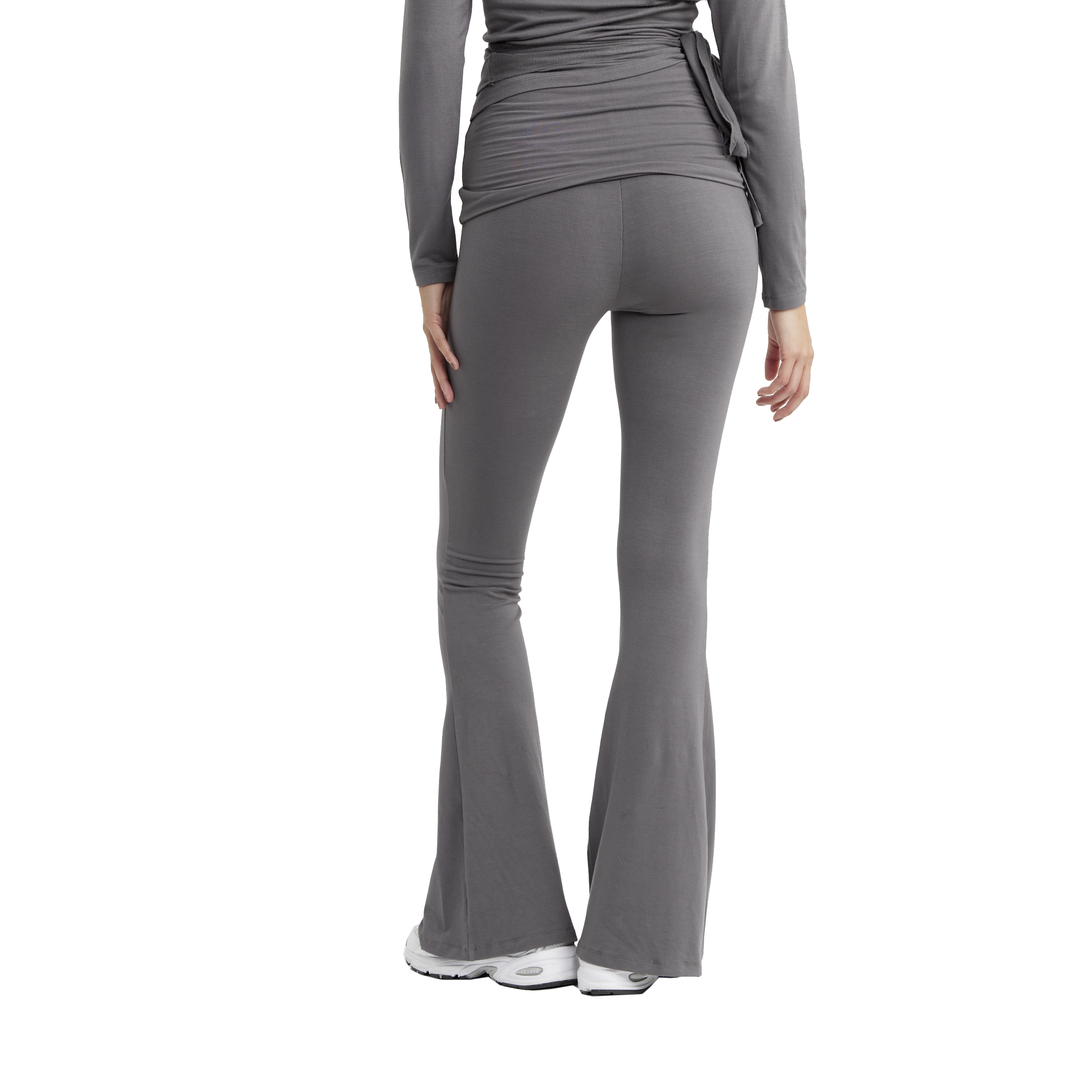 DROP OF MINDFULNESS, Folding Waistband Flare