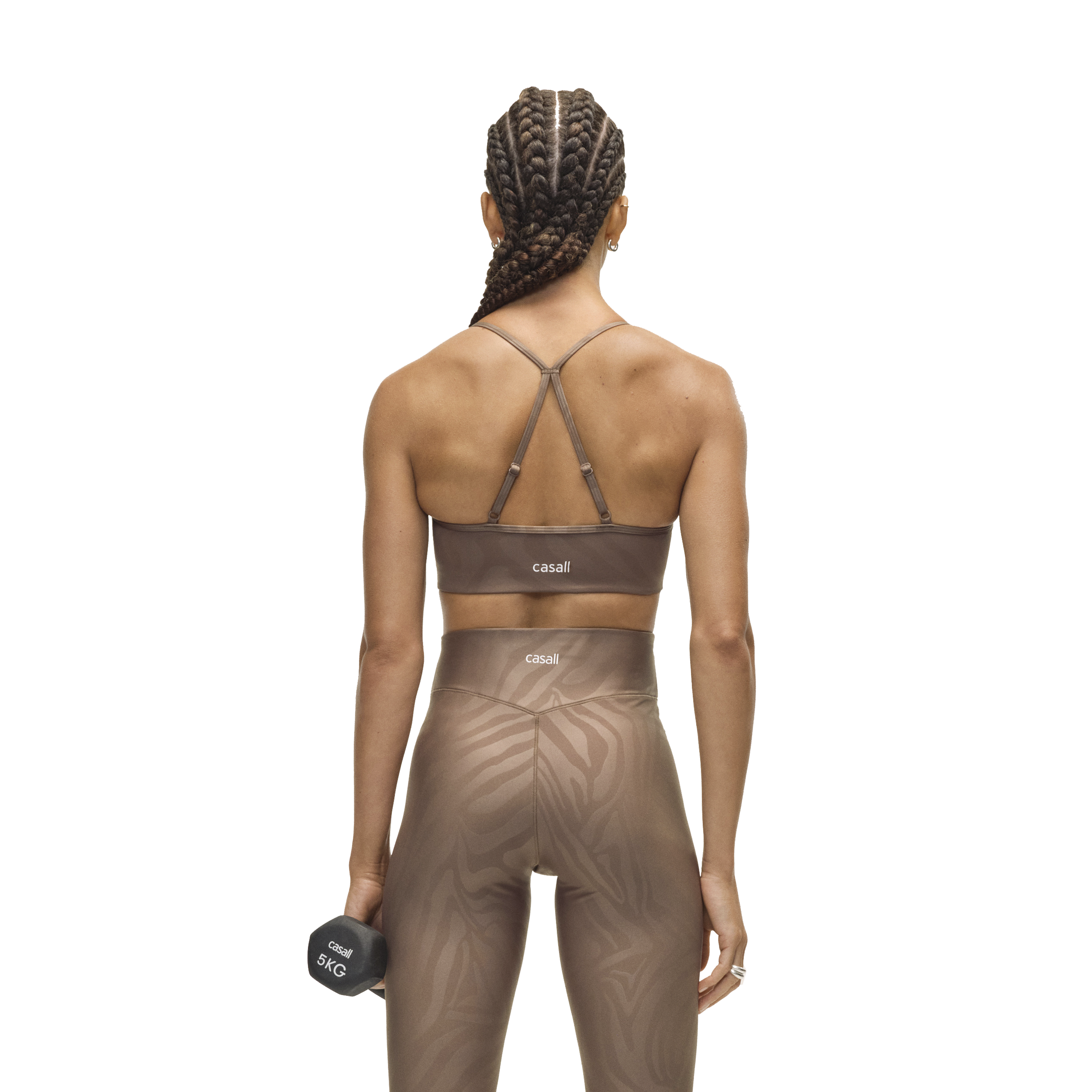 CASALL, Sleek Strappy Sports Bra Printed