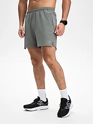 M Run 2 In 1 Shorts - KHAKI GREY Model01 Small1x1