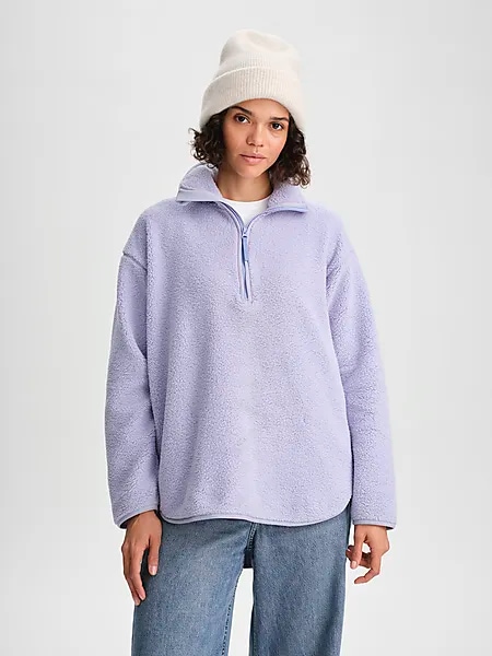 406618103101 EVEREST W Imja Pile Halfzip 406618103101 EVEREST W Imja Pile Halfzip Model01 Detail