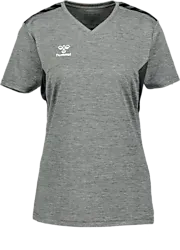 Authentic Pl Jersey Ss W - Grey Melange Standard Small1x1