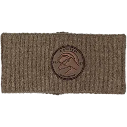 Heavy Knit Badge Headband - Ash Purple Standard Small1x1