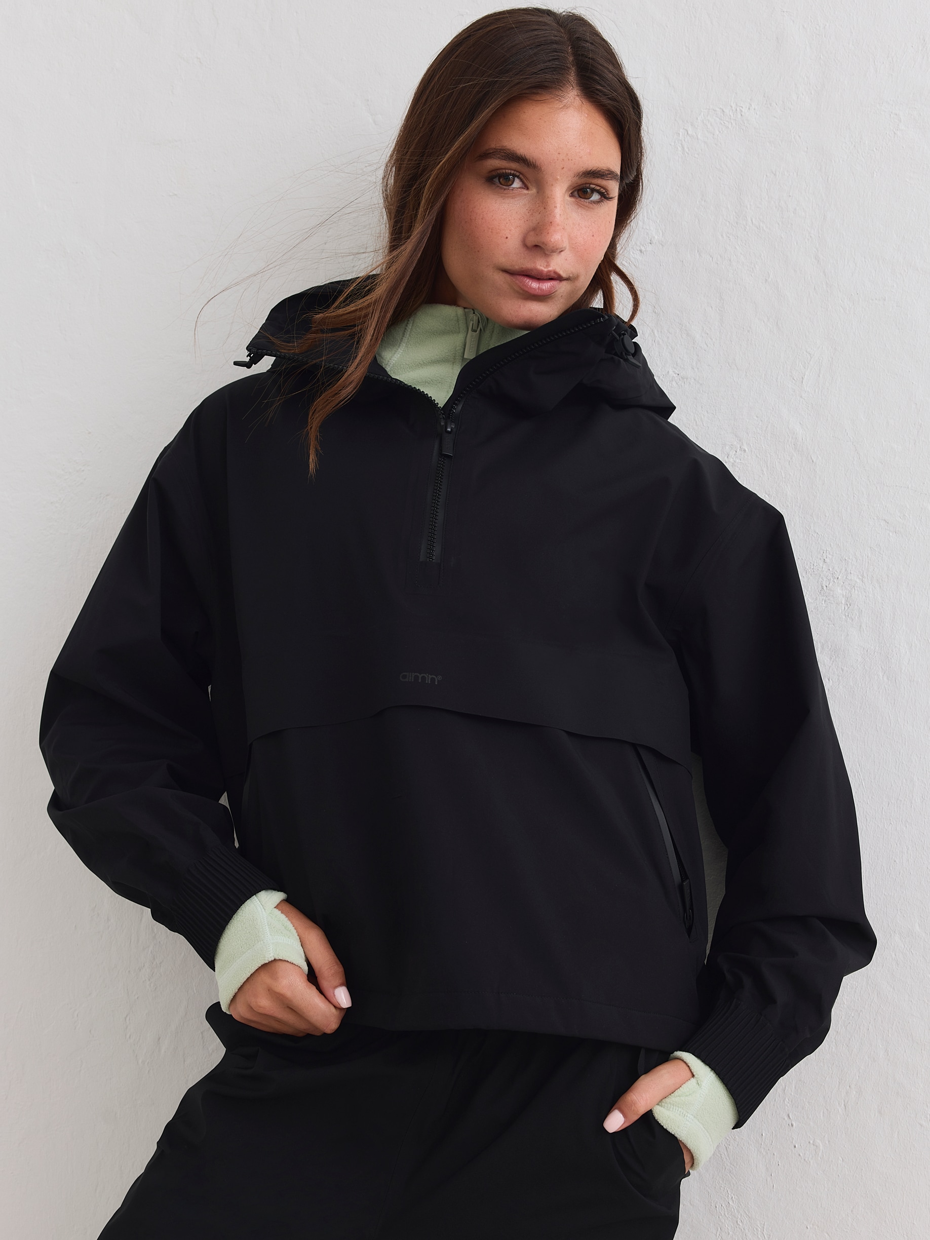 
AIM&acute;N, 
WATERPROOF STRETCH ANORAK, 
Detail 1
