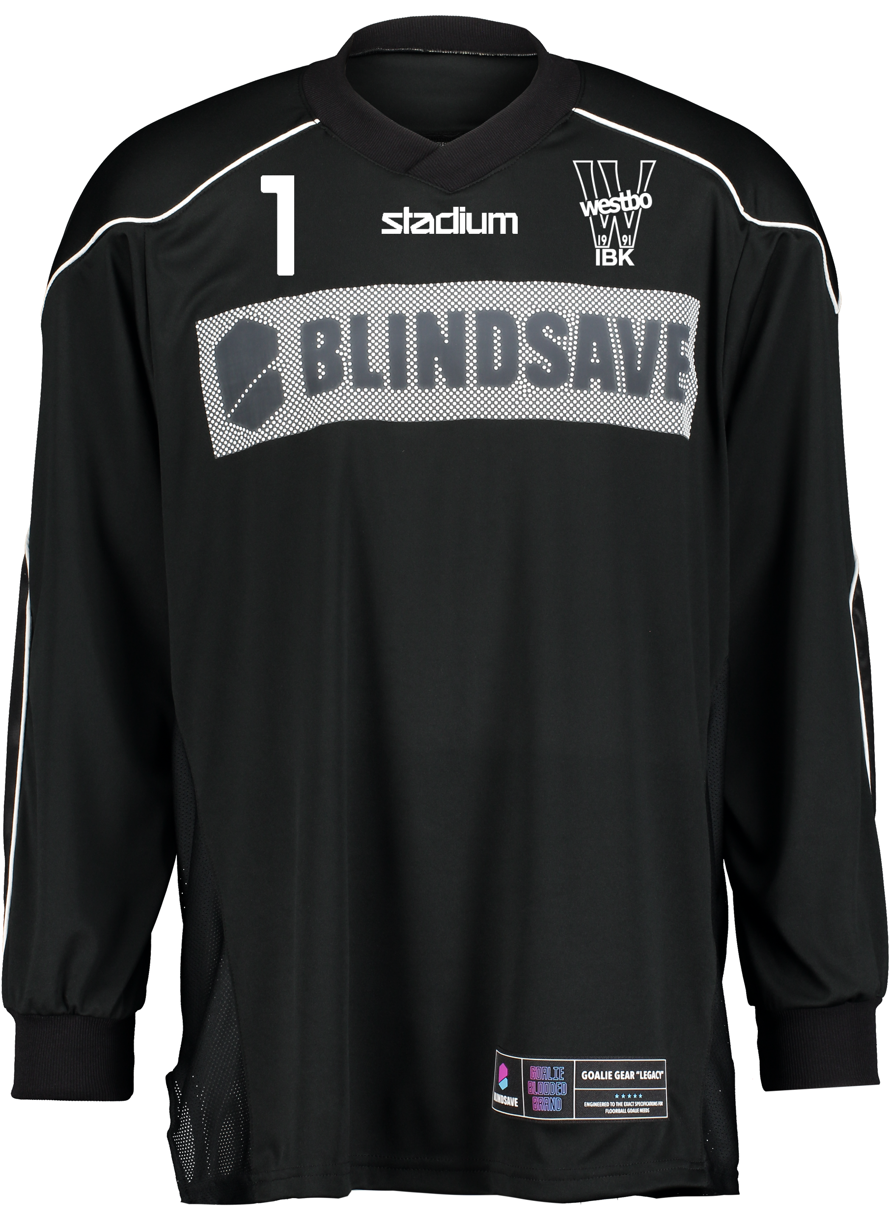 
BLINDSAVE, 
Legacy Goalie Jersey, 
Detail 1
