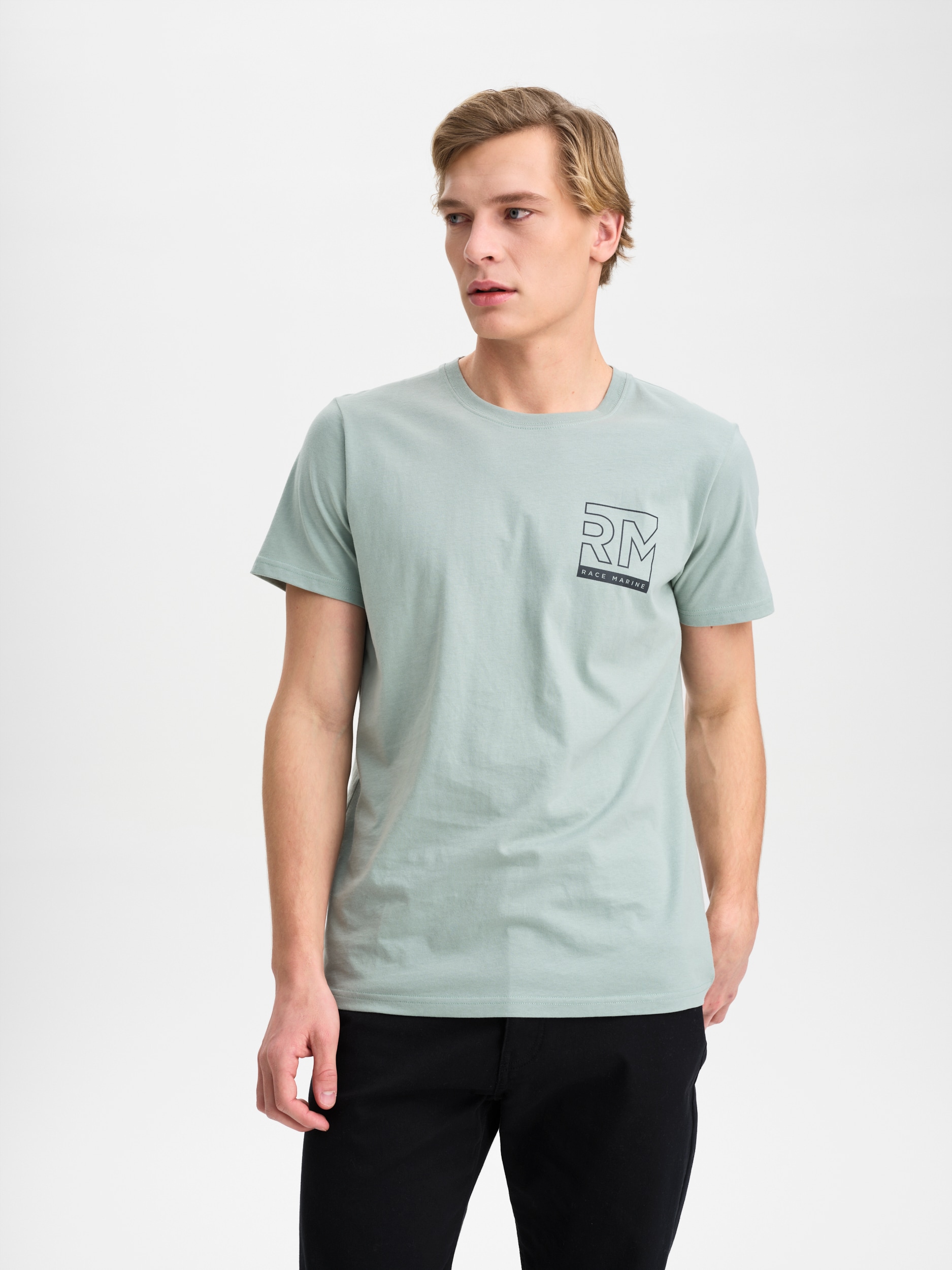 
RACE MARINE, 
M COAST TEE, 
Detail 1
