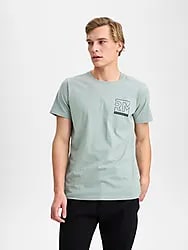 M COAST TEE - CRYSTAL GREEN Model01 Small1x1