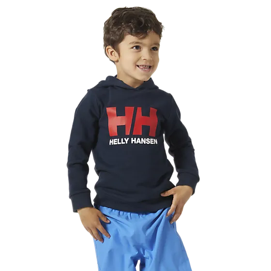708159102102 HELLY HANSEN  K Hh Logo Hoodie 708159102102 HELLY HANSEN K Hh Logo Hoodie  Model01 Detail